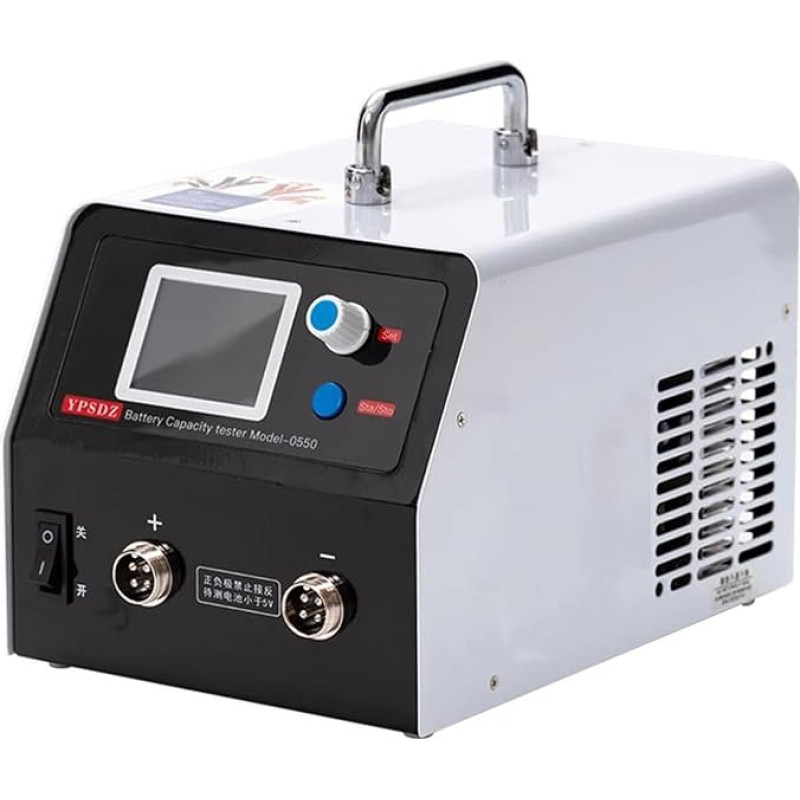Intelligenter Batteriekapazitätstester-Entlader, elektronische Last 0,1–50A großer Strom Lithiumbatterie-Lade-/Entladekapazitätstester, professioneller Multifunktionstester, for Testen von Batterien