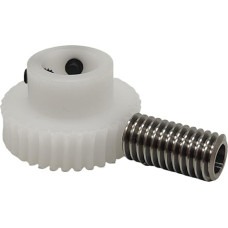 Ritzelgetriebe 1pc 0,8 Modul 1 bis 30 Verhältnis Schneckengetriebe Kit 0,8 M 30T Turbinenrad Edelstahl Schneckenwelle for Kraftübertragung Antriebsmechanik(8MM BORE)