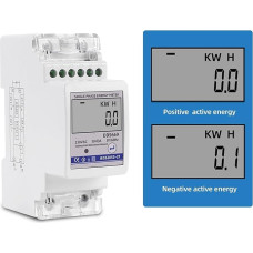 QMIQXIWS daugiafunkcinis 230V 60A dvikryptis matuoklis Eksportas KWH saulės fotovoltinės galios įtampos srovės dažnis R485 ryšys ZUZAOJUYIN
