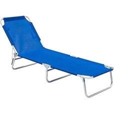 Avilia Foldable Beach Lounger Aluminium Oxford Fabric - Lightweight and Durable Sun Lounger for Beach and Pool