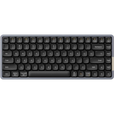 LOFREE Flow84 Low Profile Mechanical Keyboard, 75% Rechargeable Wireless Keyboards with Bluetooth and Wired Connection for Windows, Mac OS/Phantom Tactile Switches, Space Black US Layout