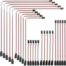 WMYCONGCONG 25 vnt. 5 dydžių vyriškos ir moteriškos 3 kontaktų servo prailginimo kabelis, skirtas 