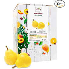 Pfannenschwarz Fruchtsaft Manufaktur Kriaušių sultys, 100 % tiesioginės sultys, 2 pakuotės (2 x 5 l maišelis dėžutėje)