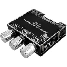 DollaTek Bluetooth-Audioverstärkerplatine 2.1 Kanal 50 W + 50 W + 100 W Subwoofer Digitales Audio-Leistungsverstärkermodul LT23