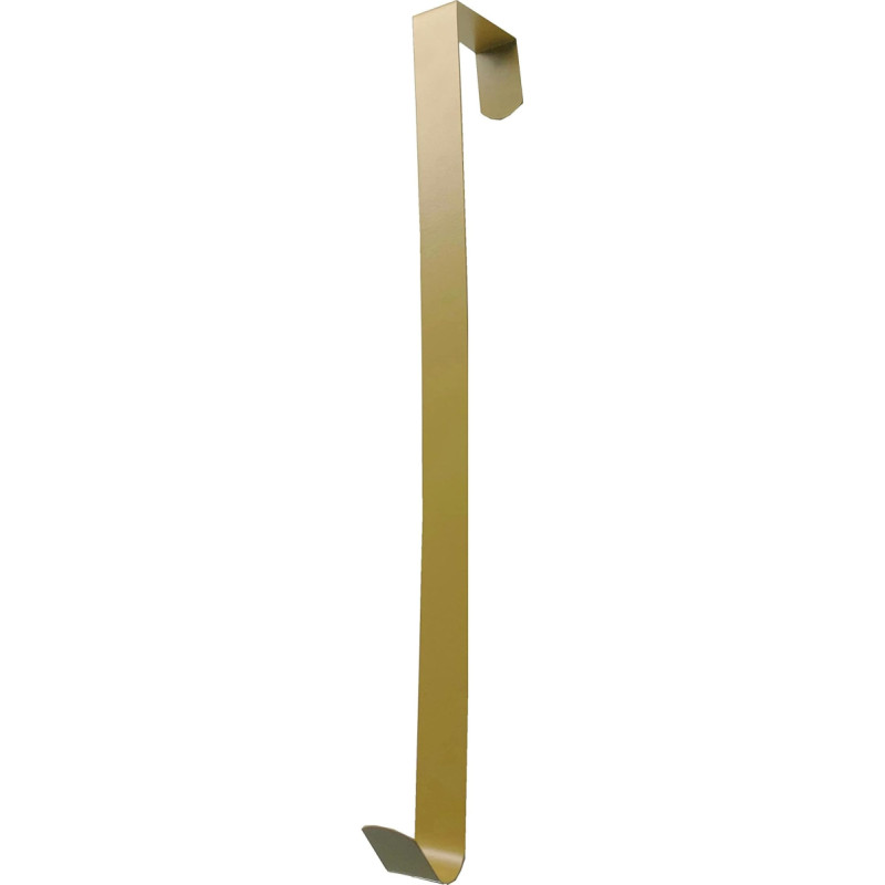 35cm Metal Wreath Hanger for Christmas - Ideal for Home and Office Hooks Over Doors (Gold)