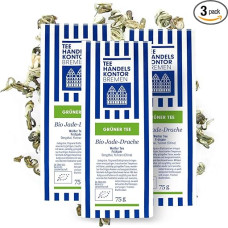 Weißer Bio Yunnan Tee mit feinherb-duftigem Geschmack | Bio Jade-Drache | 3 x 75 g loser Tee | Grüner Tee lose in Spitzenqualität und aus traditioneller Herstellung | TEE HANDELSKONTOR BREMEN