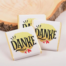 50 padėkos vestuvinių šokoladinių saldainių pakuotė, individualios šokoladinės vestuvių dovanos svečiams, pritaikoma vestuvių dovana (padėka, 50 vnt.)