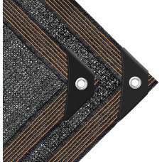 Shade Net with Eyelets 1 x 2 m Black Garden Sun Protection Net Patio 70% Shading Rate UV-Resistant Shade Net for Chicken Coop Garden Outdoor Sun Net