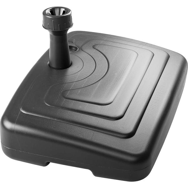 Schneider PE balcony umbrella stand, anthracite, ca. 25 ltr.