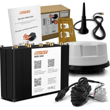 SELFSAT MWR 5550 with Panorama Antenna White (4 x 5G/4G, 2 x WLAN, 1 x GPS, 1 m Cable), Starlink Compatible