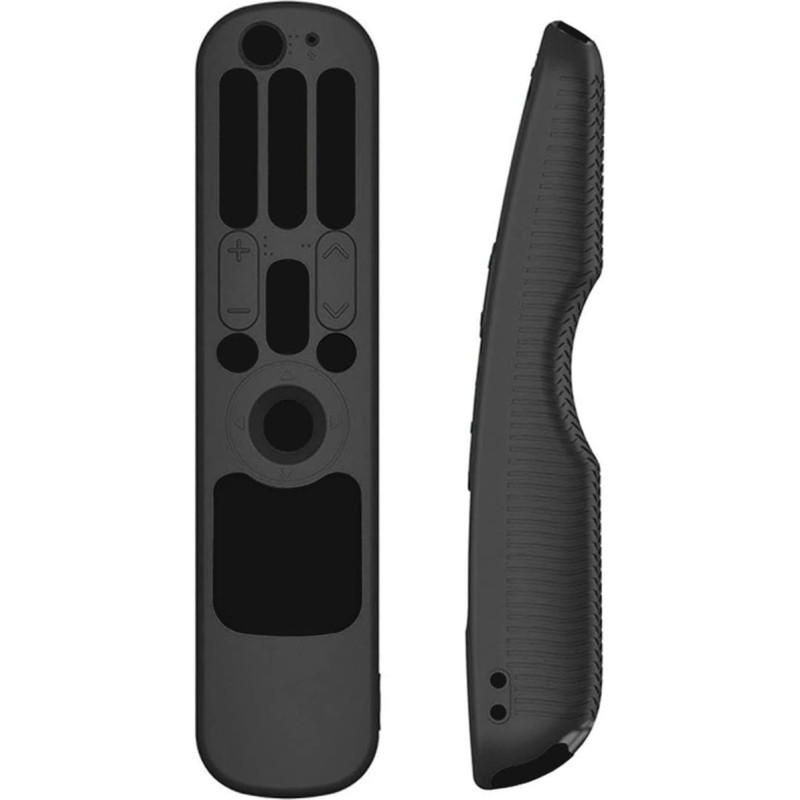 Soft Silicone Remote Control Case with Non-Slip Texture, Fully Wrapped Cover for MR21GC MR21N MR21GA (Black)