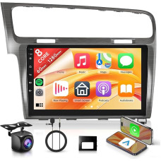 8 branduolių 6+128G Android automobilinis radijas VW Golf 7 Golf VII 2013-2017 10.1 colių belaidis Carplay Viano/Vito radijas su Android automobiliniu GPS WiFi Mirror Link Bluetooth FM/RDS/EQ atbulinės eigos kamera