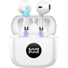 Jxrev Bluetooth Headphones Wireless Bluetooth In-Ear Headphones IP7 Waterproof Noise Cancelling