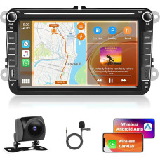 4+64G Motorsi Autoradio für VW Seat/Skoda/Altea/Toledo/Leon/Altea XL mit Carplay/Android Auto, 8