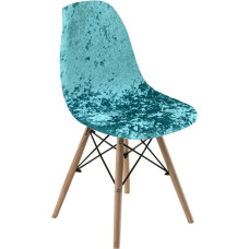 Mateju Stretch Modern Shell Chair Covers, 1, 2, 4, 6, 8, skalbiamas dangtelis, skandinaviškas kėdžių dangtelis valgomojo kėdėms, virtuvei, vestuvėms, biurui, banketams, vakarėliams, dekoracijoms (4 vnt., turkio spalvos)