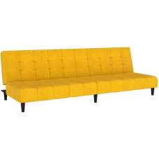 HETFTJN Sofa Mažos sofos ir kušetės Svetainės sofa Kempingo kėdė - sofa lova 2-vietė Geltonas aksomas, skirta sėdimajam kambariui Viešbučio kambarys Paauglio kambarys Biuras