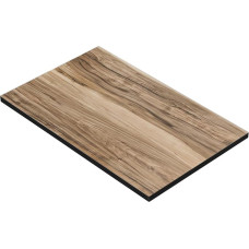 GGMMÖBEL Brasil stalo viršus W 108 x D 58 cm Šešamo medinis stalviršis puikiai tinka sulankstomam virtuvės stalui, valgomojo stalui ABS kraštas HPL danga Restoranas, kavinė, baras