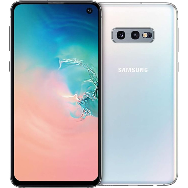 Samsung Galaxy S10e Smartphone (14.7cm (5.8 inch) 128GB Internal Memory, 6GB RAM, Dual SIM, Prism White) English Version