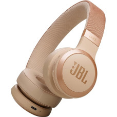 JBL Live 670 NC - Bluetooth On-Ear Headphones with Adaptive Noise Cancelling - Wireless Earbuds with JBL Signature Sound and Voice Assistant - Long Music Enjoyment for up to 65 Hours - In Sandstone