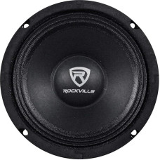 Rockville Mid-Bass Driver Car Speaker, Mid-Range, 8 Ohm Pro Series, 6.5 Inch, 8 Ohm Pro Series