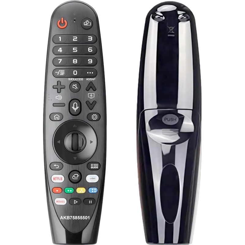 Replacement Remote Control for LG AN-MR19BA AN-MR20GA with Magic & Voice Functions for LG OLED Nanocell 4K UHD TVs