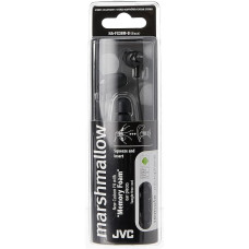 JVC HA-FX38M-B-E In-Ear-Kopfhörer mit 1-Tasten-Fernbedienung und Mikrofon schwarz