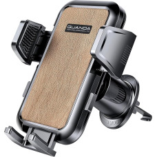 GUANDA TECHNOLOGIES CO., LTD. Mobile Phone Holder Car Smartphone Mobile Phone Holder Car Ventilation Universal Non-Slip Car Mobile Phone Holder for iPhone 14/13/12 Pro Max 360° Rotatable Car Mobile Phone Holder