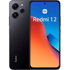 Xiaomi, Redmi 12 Smartphone, MediaTek G88 Processor, 50MP Main Camera, 90Hz FHD+ Screen, 5000mAh Battery (8+256GB, Black) (M19A)