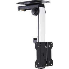 PureMounts PM-SLOPE-23 Premium Deckenhalterung für Fernseher, optimal für Dachschrägen, neigbar max. 105°, höhenverstellbar, Traglast: max. 20kg, VESA bis 100x100, universell