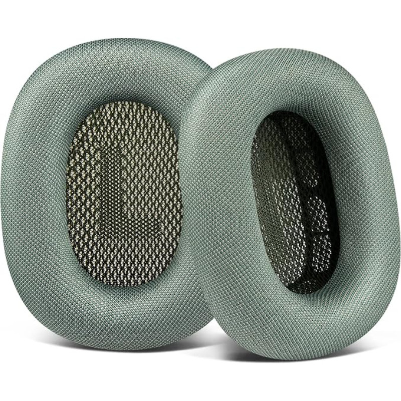 SOULWIT Replacement Ear Pads for AirPods Max Over-Ear Headphones, Ear Pads Cushion with Durable Mesh Fabric, Softer Foam