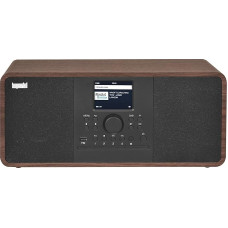 Imperial DABMAN i205 CD - Internet Radio/DAB+ (2 × 15 Watt, CD Player, Streaming Services, Bluetooth, Web Radio, FM Radio, Colour Display, App Control) - Wood Look