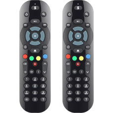 Gvirtue 【Pack of 2】Replacement Remote Control Compatible with All Sky Q Box, Sky Q TV Box, Sky Q Mini Box and Sky Q Silver Box (Non-Touch, No Voice Control)