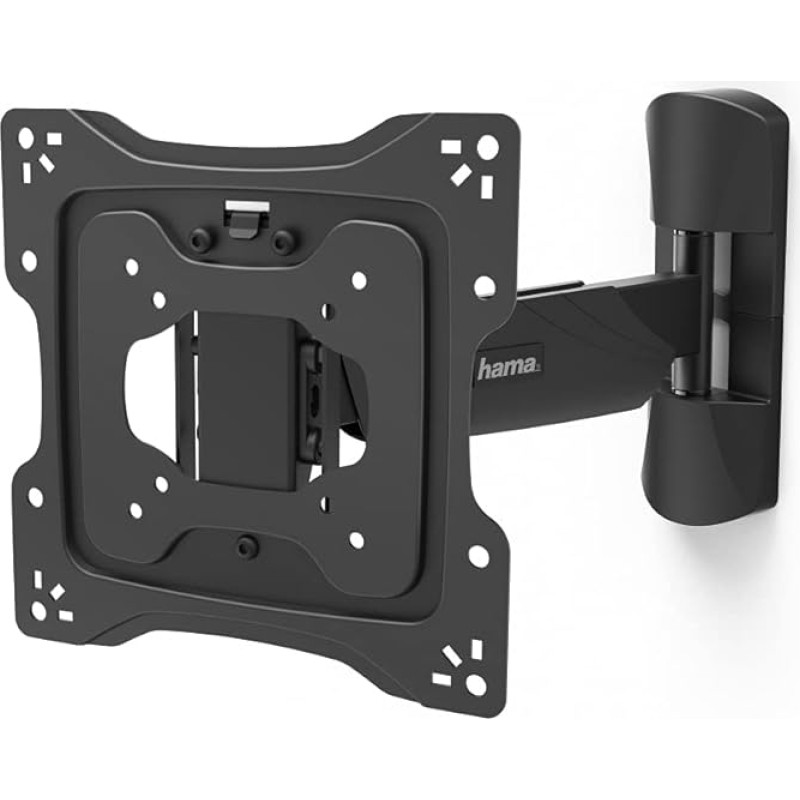 Hama TV Wall Mount Swivelling 180°, Tilt, Extendable (TV Mount for TVs with 19 to 48 Inches, TV Mount with Anti-Theft Protection, Ideal for Commercial Areas, VESA up to 200 x 200)