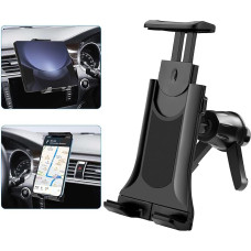 Lopnord Z Fold 5 Mobile Phone Holder Car, Car Ventilation Holder for Galaxy Z Fold 4 3 2/S24/S23/S22/Ultra/iPhone 16 15 14 Pro Max, Tablet Holder Car for 4-10.5 Inch Tablet/iPad Pro Air