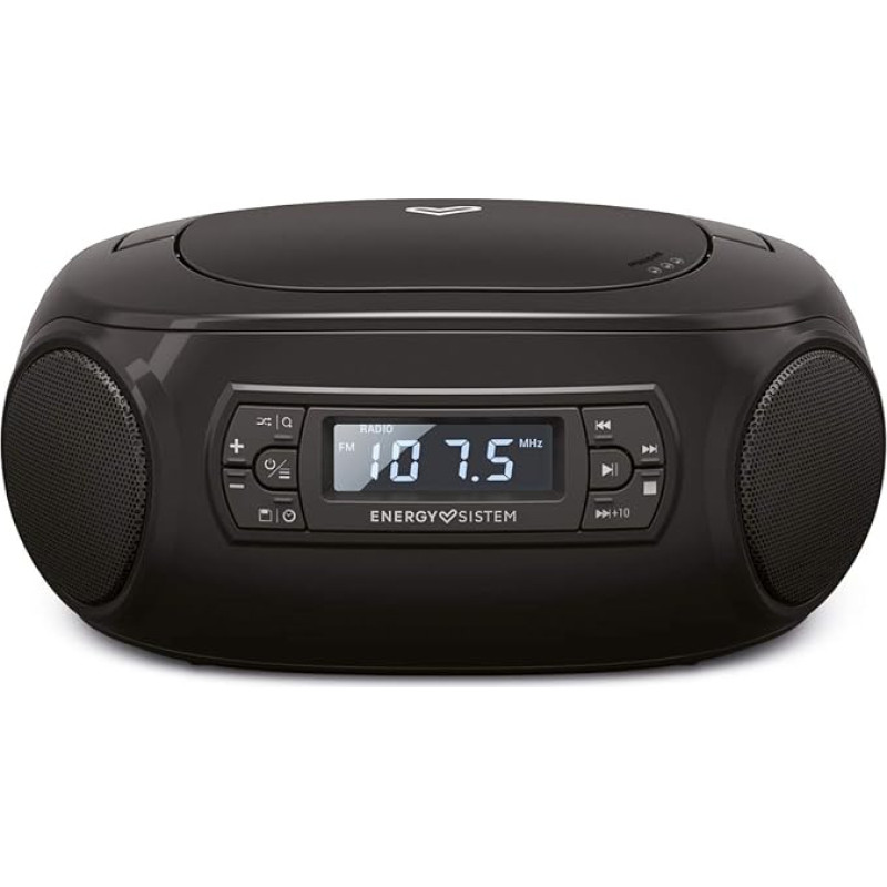 Energy Boombox 3 (Bluetooth Stereo Speaker, Portable CD Player, USB MP3 Player, FM Radio Sound Machine)