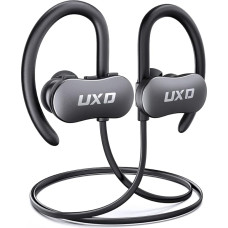 UXD Bluetooth Headphones, Upgraded Wireless Headphones, Bluetooth 5.0, IPX7 Waterproof Sports Earbuds with CVC8.0 Microphone, In-Ear Earbuds for Gym, Running, Workout