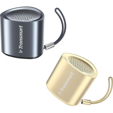 Tronsmart Nimo Mini Bluetooth Speaker, IPX7 Waterproof Music Box, 12 Hours Playtime, Stereo Pairing, Small Wireless Portable Speaker for Shower, Outdoor Travel, Black + Gold