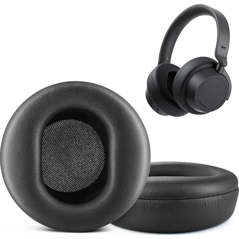 ZLiT Microsoft Surface 1/2 Replacement Ear Pads for Microsoft Surface 1st and 2nd Generation (Black)