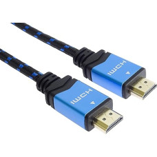 PremiumCord 4K High Speed HDMI 2.0b Cable 2 m M/M 18 Gbps with Ethernet, Compatible with Video 4K @ 60Hz UHD 2160p, 3D - Gold-Plated Connectors, Cotton Coating, 2 m