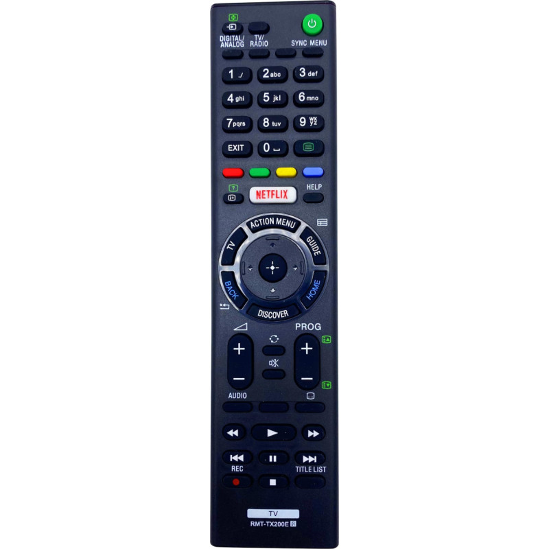 Leankle Remote Control RMT-TX200E for Sony TV KD-49XD7004, KD-49XD7005, KD-50SD8005, KD-55XD7004, KD-55XD7005, KD-65XD7504, KD-65XD7505