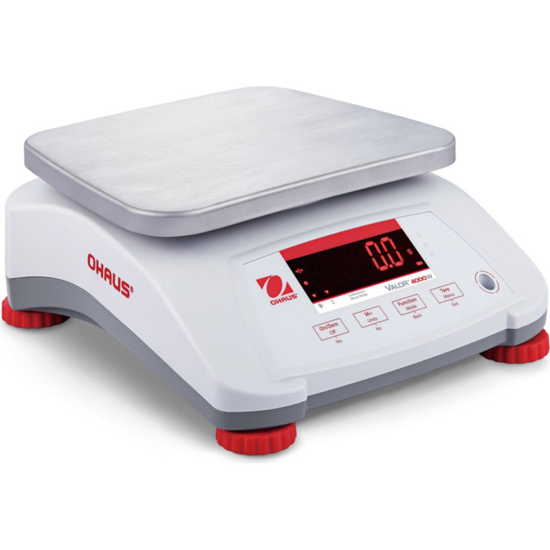 Ohaus VALOR 4000 kitchen scale with legalization gastronomic waterproof IP68 LED 6Kg / 2g - V41PWE6T-M