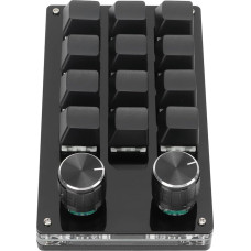 KIMISS žaidimų mechaninė klaviatūra, vienos rankos makro klaviatūra, 12 klavišų daugiafunkcinė 