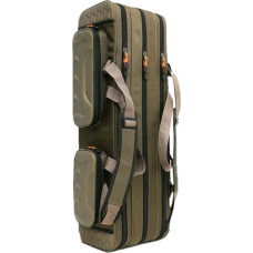 Suwequest Multifunktionale Angelrutentasche, 80 cm - 130 cm, Angelausrüstung, Aufbewahrungskoffer für Angelrolle, 3-lagig, 100 cm