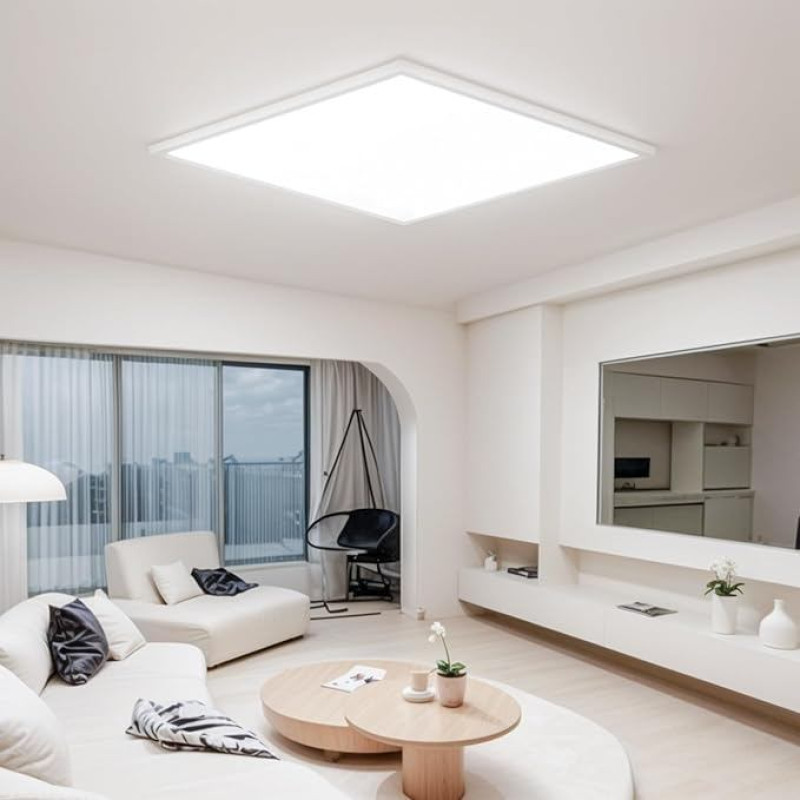 OTREN Ceiling Light LED Ceiling Light Flat 40 cm 4000 K LED Ceiling Lighting Panel, 36 W LED Lamp for Living Room Bedroom Kitchen Balcony Office Hallway