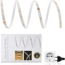 10 Meter Professional Set Warm White LED Strip 60 LED/m IP65 female to 24 V 3 A 72 W includes power pack ()