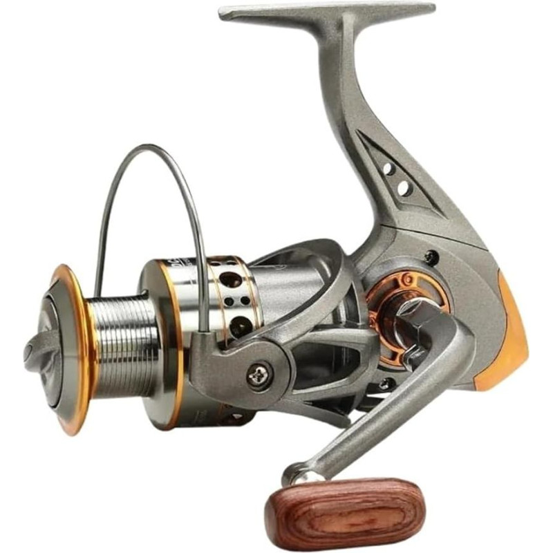 Žvejybos ritės Visos metalinės vielos taurė Žvejyba Super lygus ilgas metimo ratas Žvejybos spiningavimo distancinis ratas DC 12000 Žvejybos spiningavimo distancinis ratas Karpių ritė (spalva : 12000)