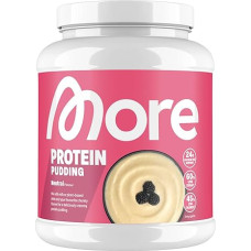 MORE Protein Pudingas, neutralus, 600 g, kreminis pudingas su mažiau riebalų, kalorijų ir cukraus - pagamintas Vokietijoje
