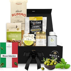 Mosca Selection Gift Set – High Quality Delicatessen with Pasta, Pesto, Truffle Butter, Spices & Olive Oil – The Perfect Gift Idea for Gourmets (Mosca Selection)