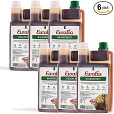 EWALIA Balance Juice - Premium Supplementary Feed for Horses for Hormone Balance - Natural Support for Mares and Stallions, for General Wellbeing - Power of Herbs - 6 x 1 Litre