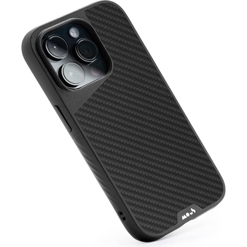 Mous - Case for iPhone 14 Pro - Carbon Fibre - Limitless 5.0 - Mobile Phone Case iPhone 14 Pro MagSafe Compatible Case - Protective Case